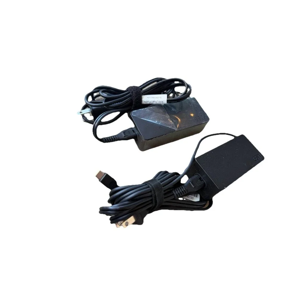 (2) Lenovo ADLX65YCC2D & ADLX65YCC2A 65W USB Type-C Laptop Charger Bundle OEM